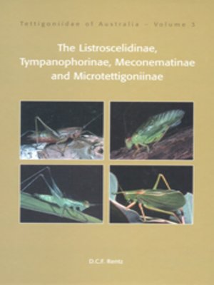 cover image of Tettigoniidae of Australia, Volume 3